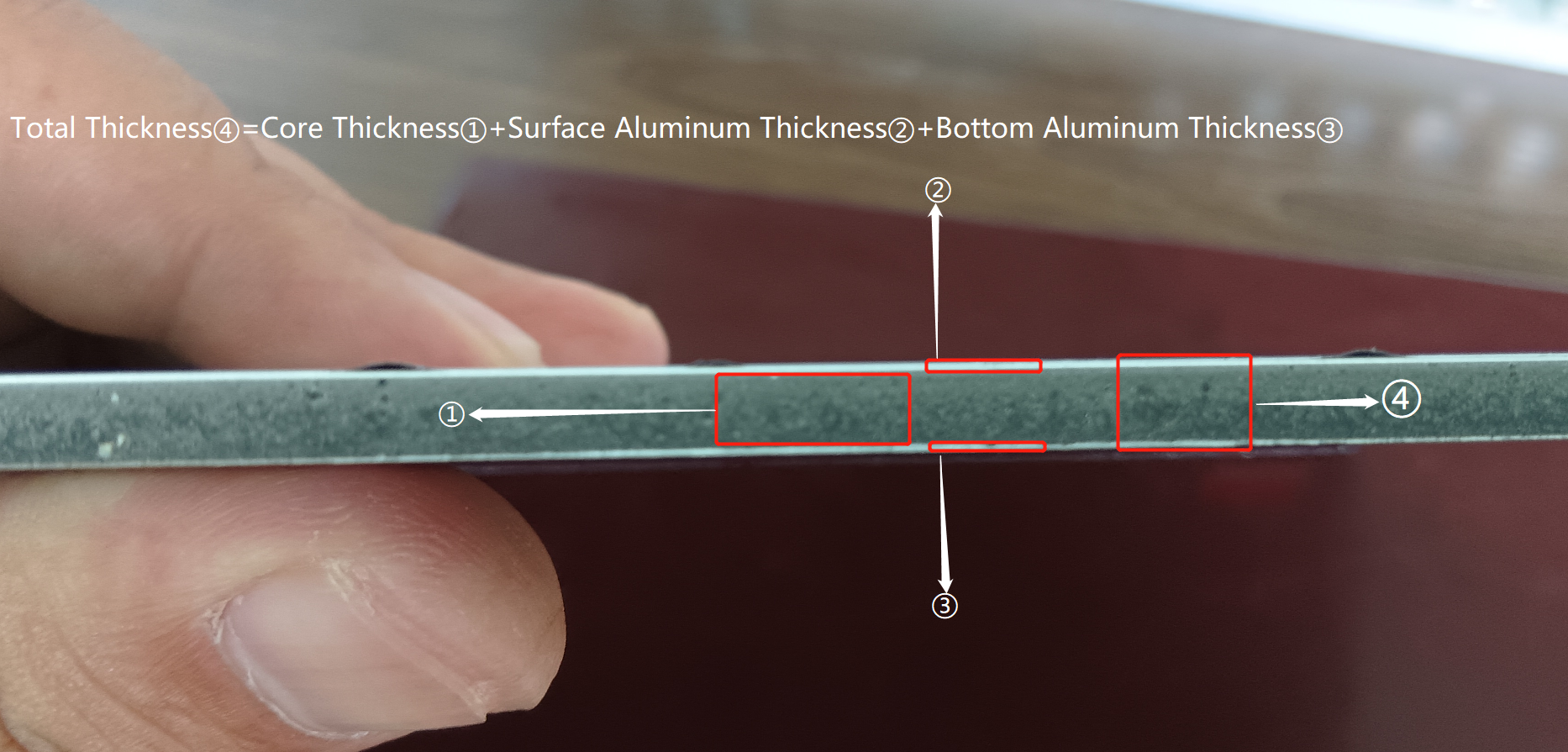 Độ dày nhôm của tấm nhôm composite